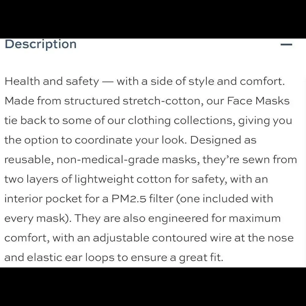 Bundle NWT Red Floral DraperJames Face mask Ipsy